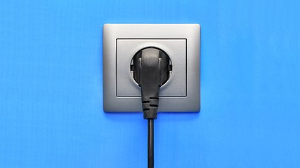 Image showing Electric Socket Closeup