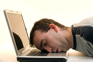 Image showing Overworked