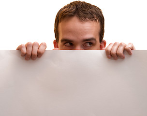 Image showing Spying Man