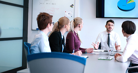 Image showing group of business man on meeting