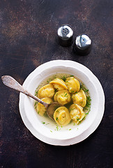 Image showing Boiled dumplings