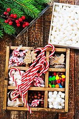 Image showing christmas candy