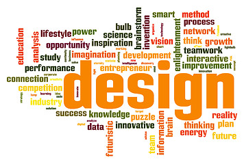 Image showing Design word cloud