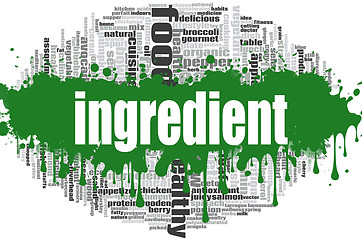 Image showing Ingredient word cloud