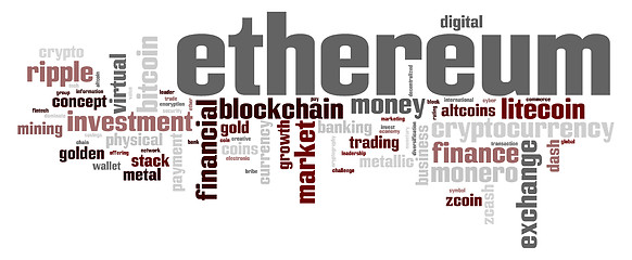 Image showing Ethereum word cloud