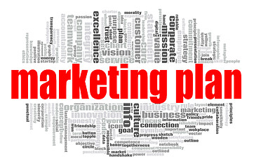 Image showing Marketing plan word cloud