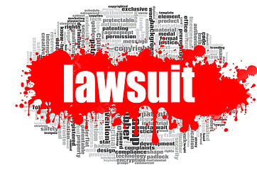 Image showing Lawsuit word cloud