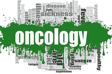 Image showing Oncology word cloud design