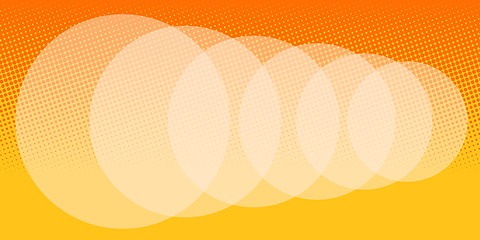 Image showing abstract orange blur background