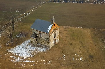 Image showing Chapel from the air