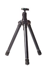 Image showing Camera tripod closeup