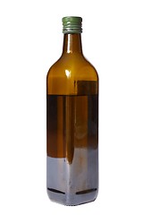 Image showing Brown bottle on white backround