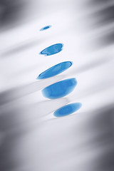 Image showing abstract background with blue elements