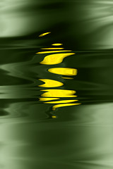 Image showing abstract background with yellow elements