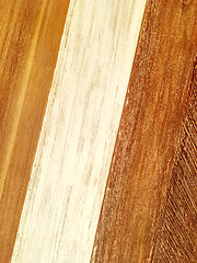 Image showing White and orange old wooden texture