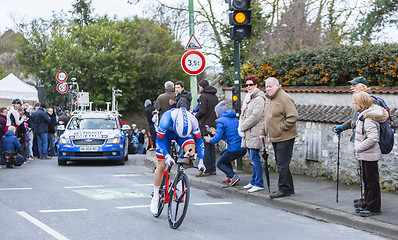 Image showing The Cyclist Daniel Hoelgaard - Paris-Nice 2016