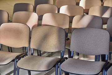 Image showing Rows of Chairs