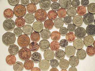 Image showing Vintage British Pound