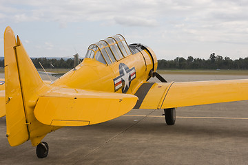 Image showing Warbird on the runway