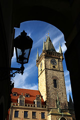 Image showing Town Hall Tower (Staromestska Radnice), Prague, Chech republic