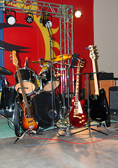 Image showing Two guitars