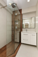 Image showing Modern bathroom interior