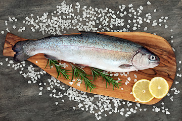 Image showing Rainbow Trout Healthy Heart Food