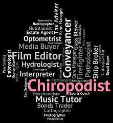 Image showing Chiropodist Job Indicates Doctor Employment And Position