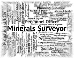 Image showing Minerals Surveyor Means Ores Employment And Work