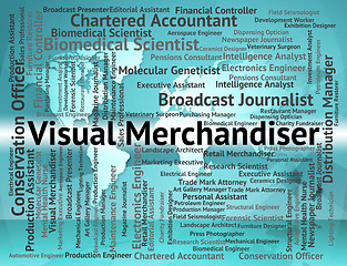 Image showing Visual Merchandiser Means Wholesaler Vendor And Tradesman