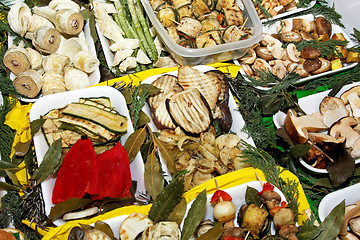Image showing Organic salads