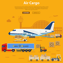 Image showing Air Cargo Delivery and Logistics