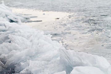 Image showing Frozen lake