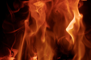 Image showing Fire flames