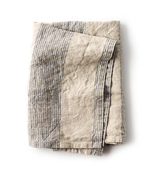 Image showing folded linen napkin