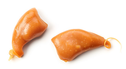 Image showing pieces of caramel