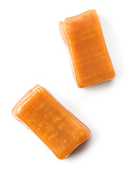 Image showing pieces of caramel