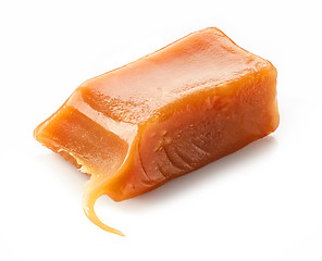 Image showing piece of caramel
