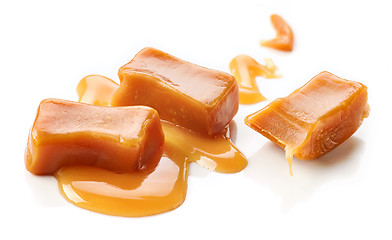 Image showing pieces of caramel