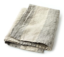 Image showing folded linen napkin