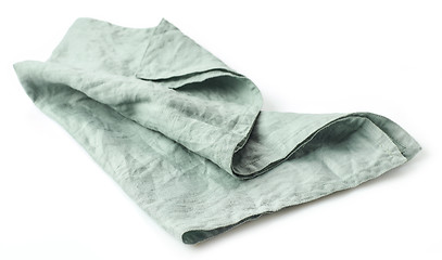 Image showing linen napkin on white background