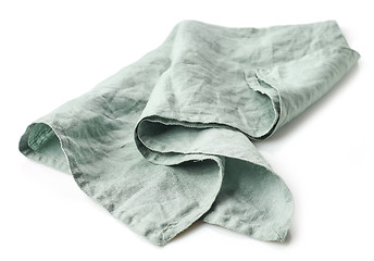 Image showing linen napkin on white background