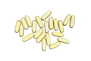 Image showing cod liver oil capsules