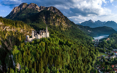 Image showing Neuschwanstein Castle Bavarian Alps Germany