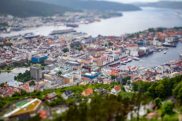 Image showing Bergen is a city and municipality in Hordaland on the west coast