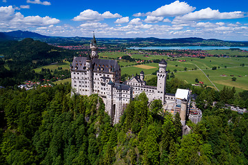 Image showing Neuschwanstein Castle Bavarian Alps Germany