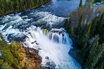 Image showing Ristafallet waterfall in the western part of Jamtland is listed 