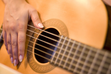 Image showing solo on guitar