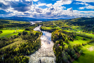 Image showing Ristafallet waterfall in the western part of Jamtland is listed 