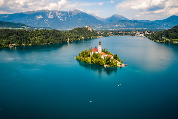 Image showing Slovenia - resort Lake Bled.